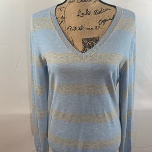 Tommy Hilfiger Blue and Grey sweater Size M.